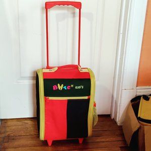Vintage BHTC Rolling Carry All Kids Backpack